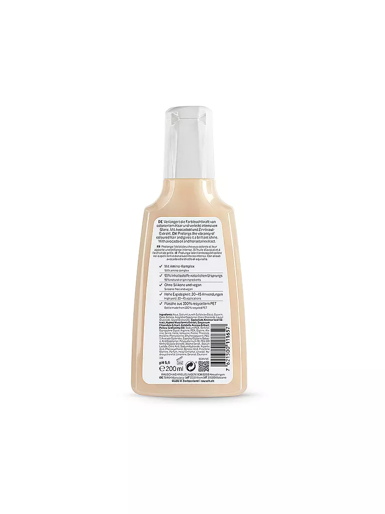 RAUSCH Farbschutz-Shampoo mit Avocado 200ml keine Farbe