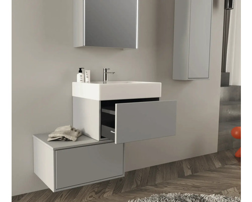 Jungborn wastafelmeubel NOVE BxHxD 60 x 30 x 46 cm Frontkleur grijs mat 55763
