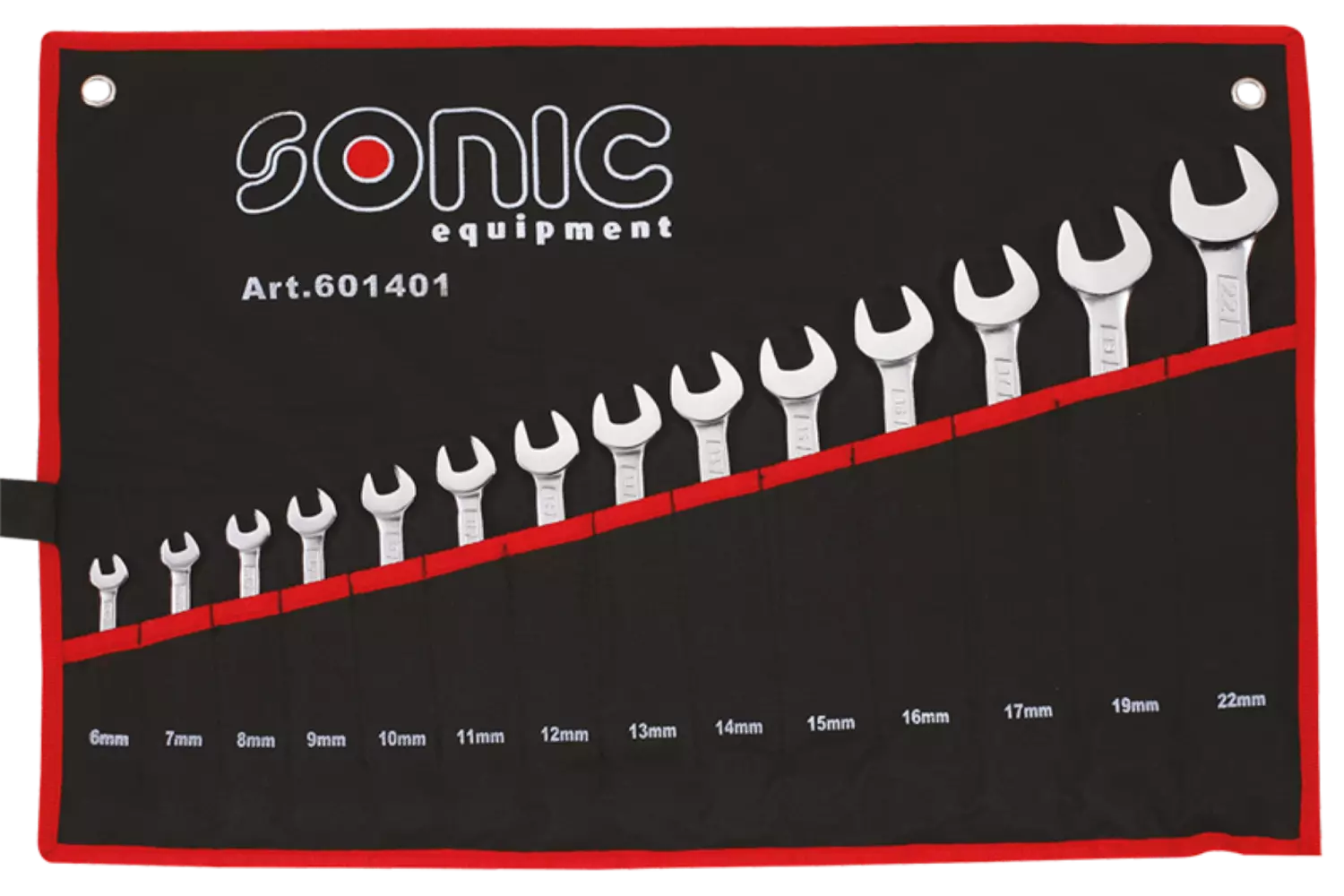 Sonic 601401 Ringsteeksleutel set in etui - 14 delig
