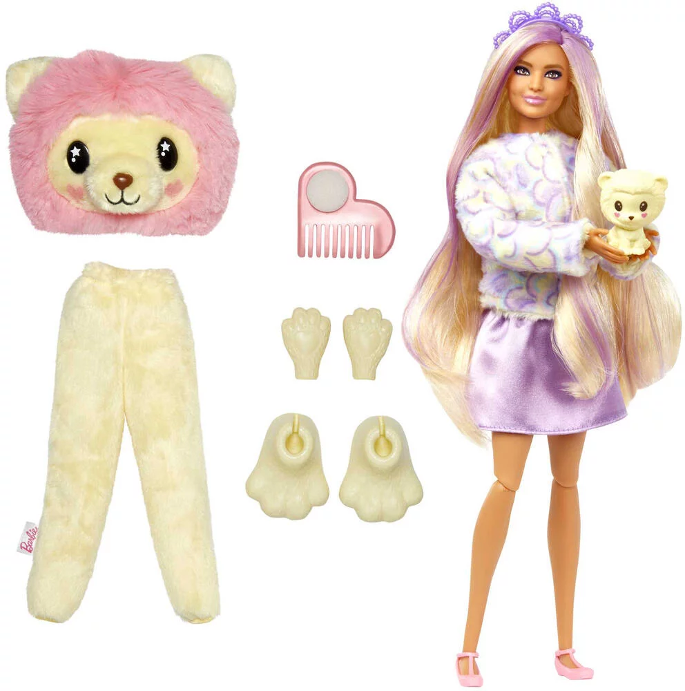 BARBIE - POUPEE CUTIE REVEAL LION