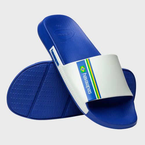 Claquettes Slide Classic Bleu Roi