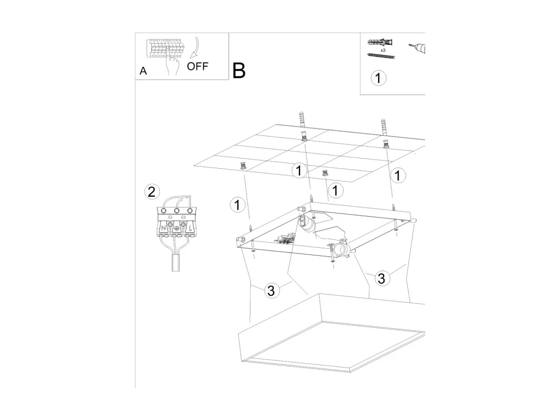 Sollux Applique murale à 1 ampoule en céramique blanche, E27