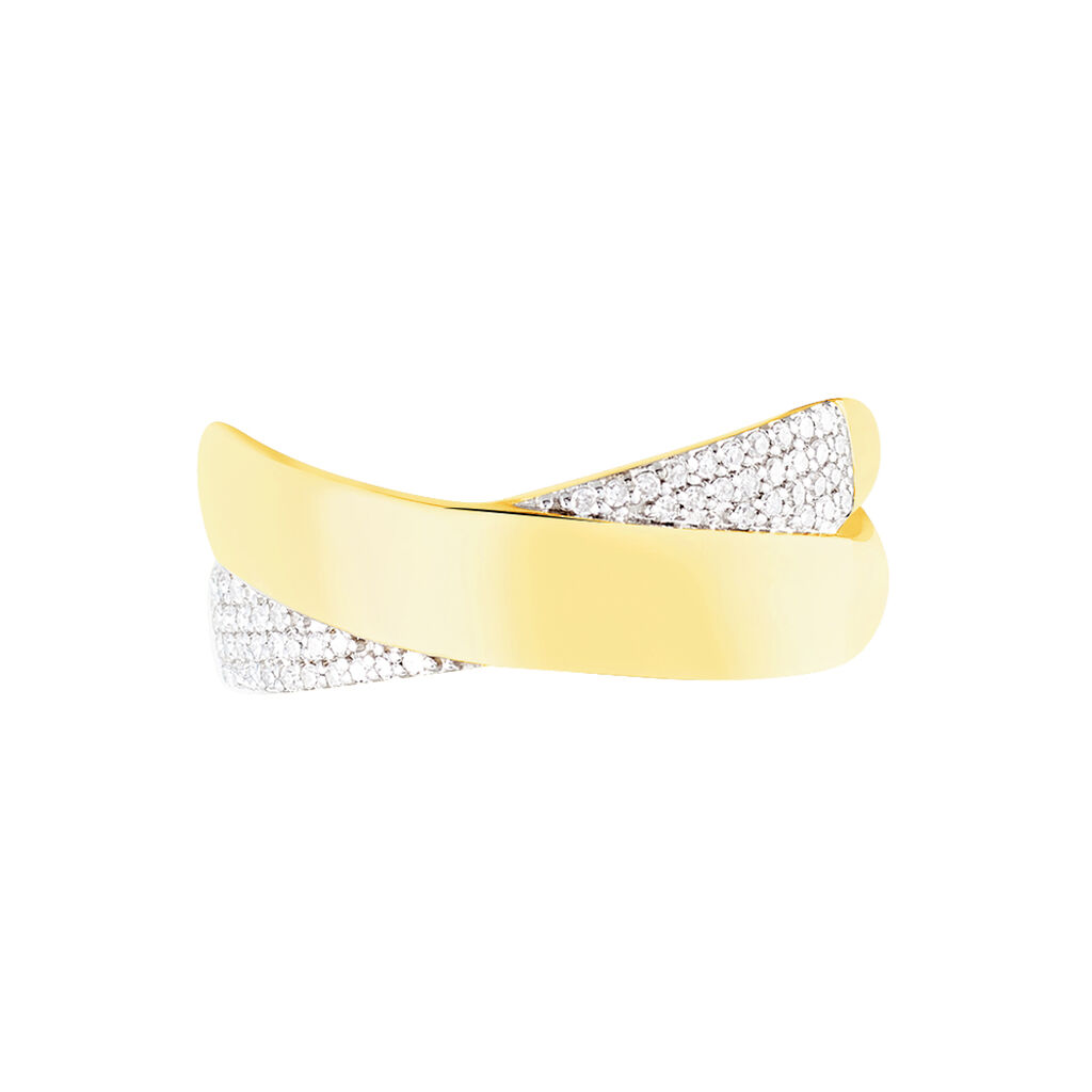 Bague Sakura Or Bicolore Diamant