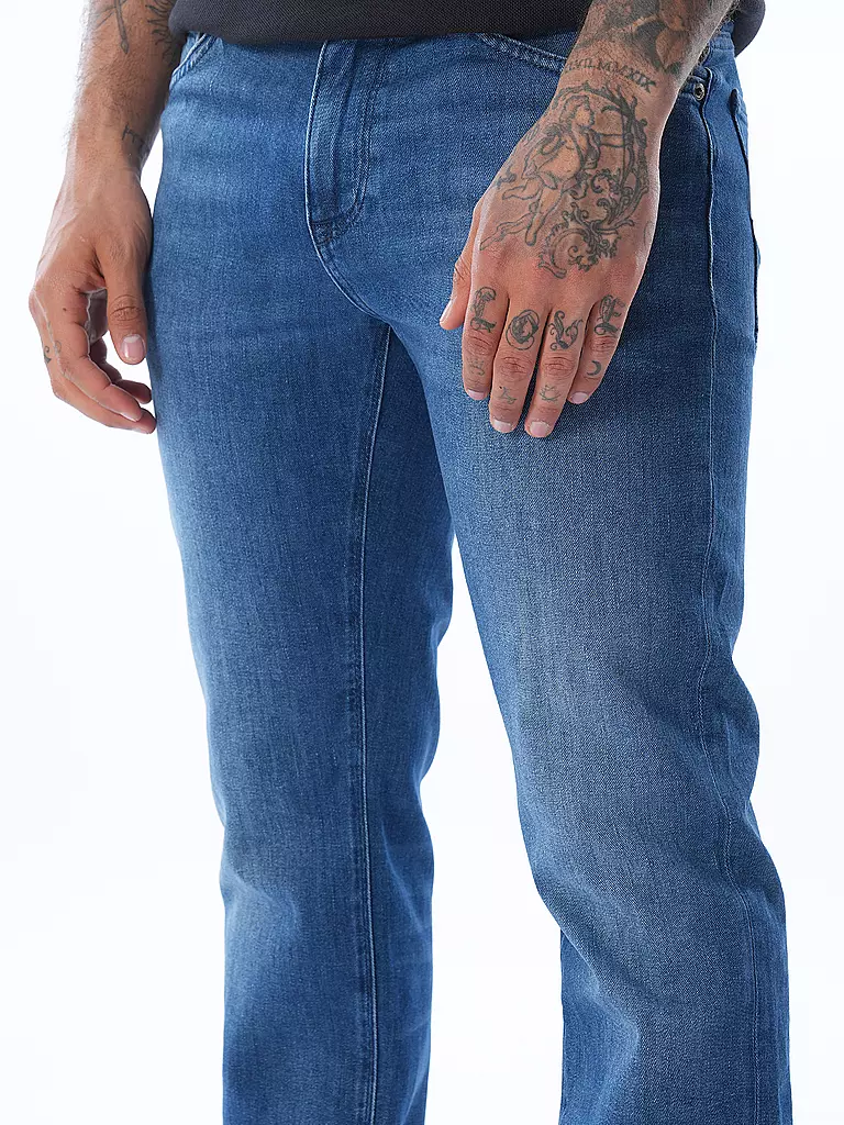 BOSS Jeans Straight Fit MAINE3 blau