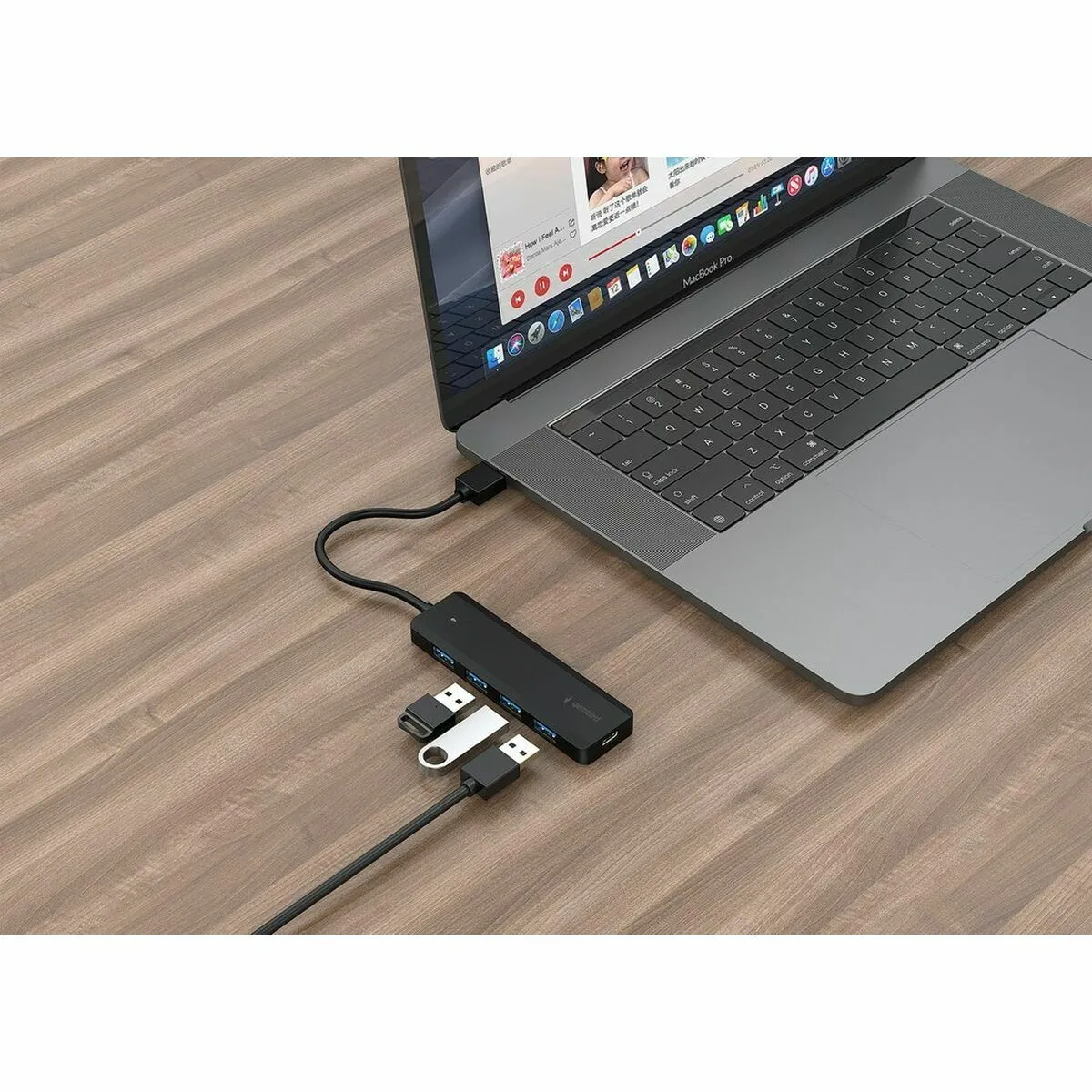 Gembird Hub USB UHB-U3P4P-02