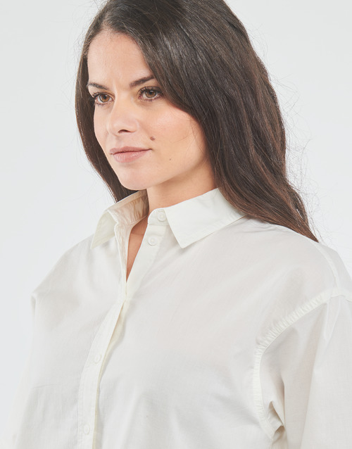Vero Moda - VMMELIA LS SHIRT WVN  NOOS - Blanc