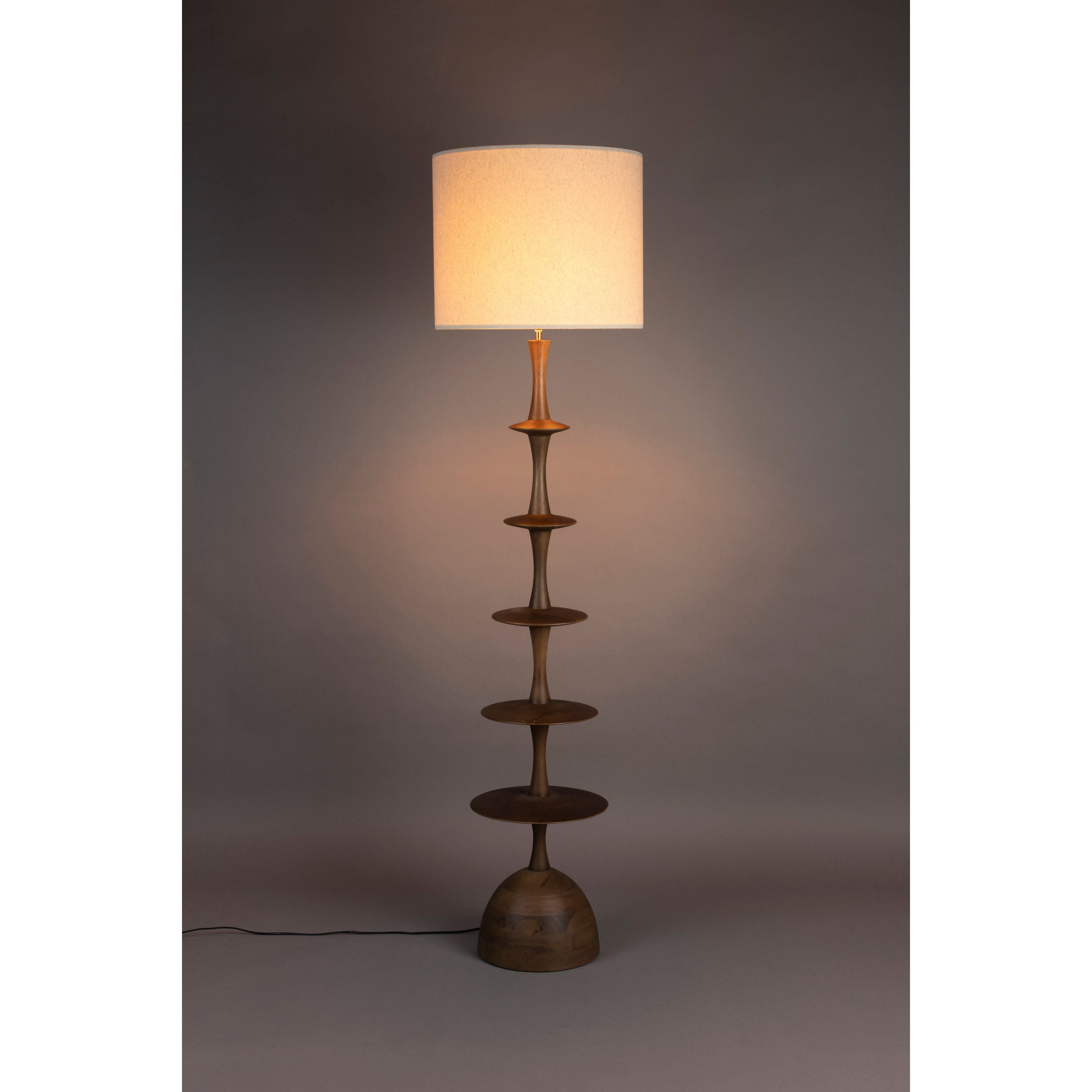 Dutchbone Cath Vloerlamp Hout Bruin