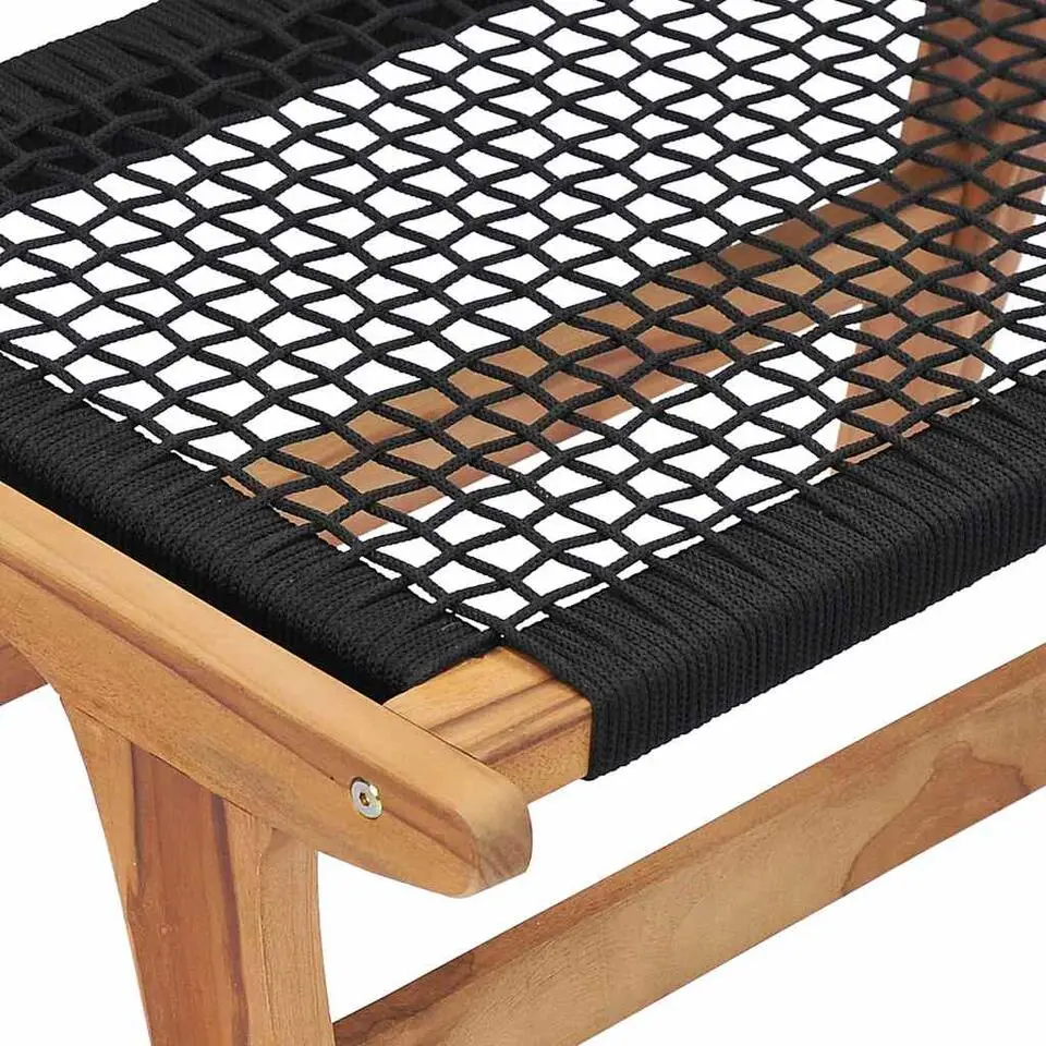 vidaXL - Ligbed - Bruin - Hout