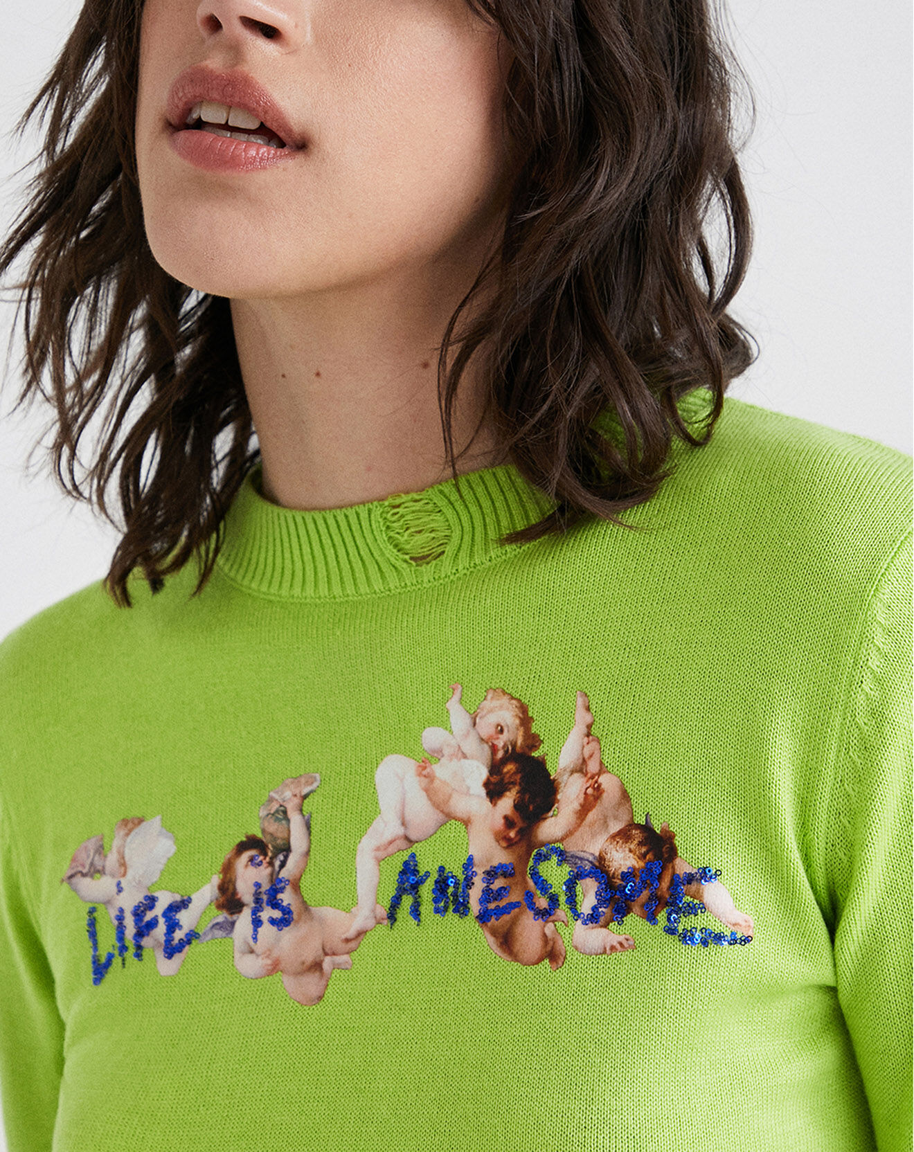 Desigual Pullover Sophia vert