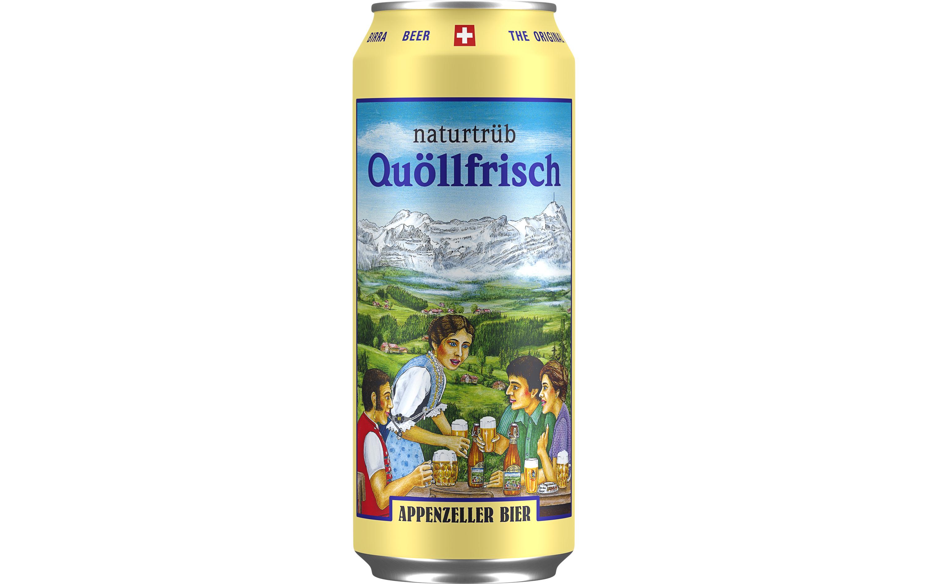 Bier Quöllfrisch naturtrüb 6 x 0.5 lLagerbier