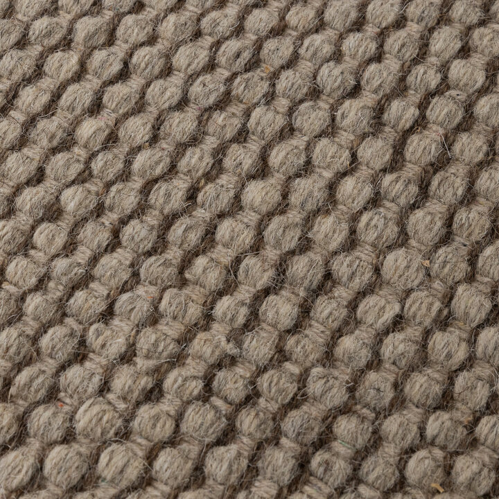 Rond wollen vloerkleed - Bliss Beige/Bruin
