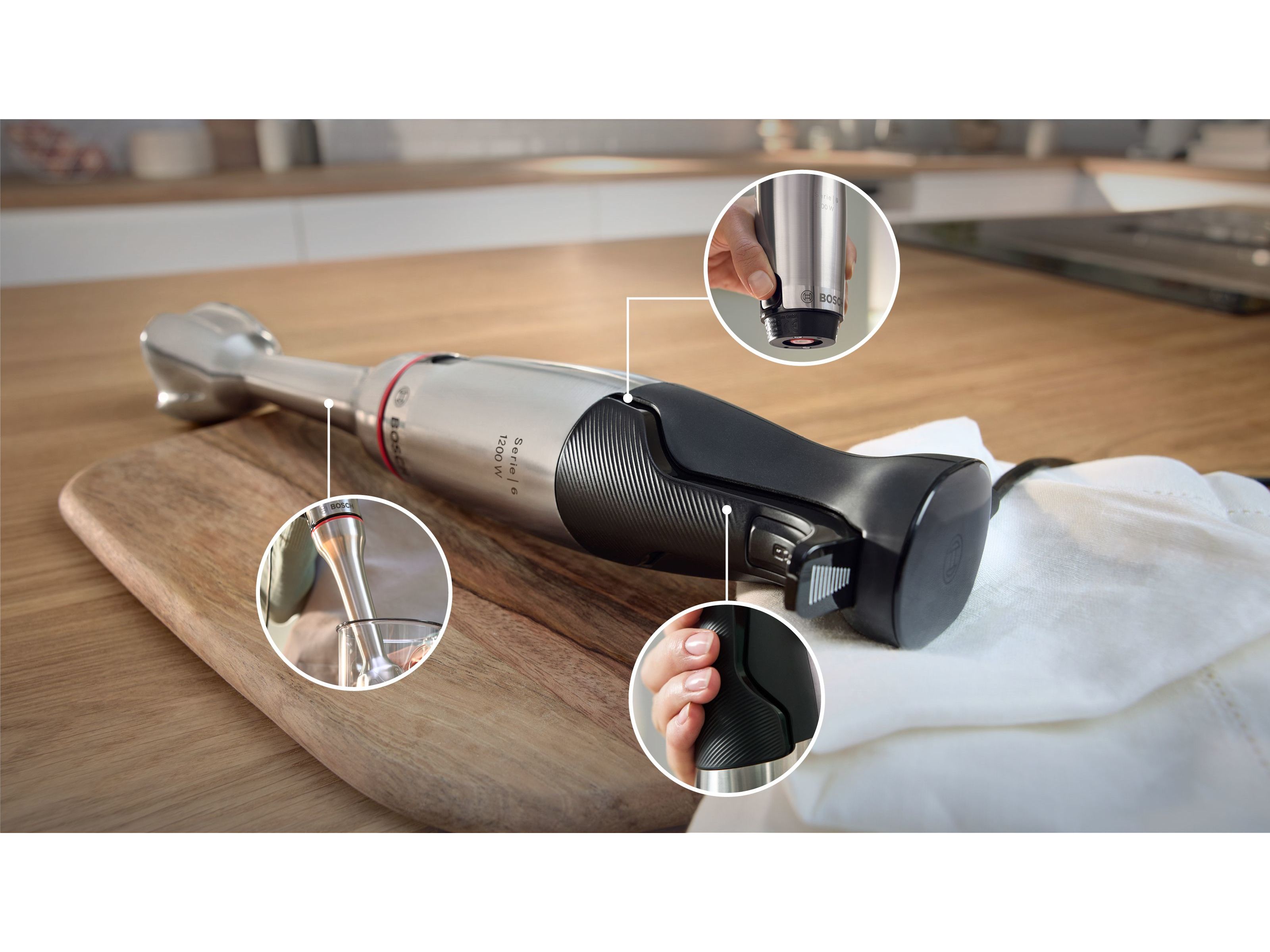 VARINHA COM ACESSORIOS BOSCH MSM6M831 ERGOMASTER S6 1200W