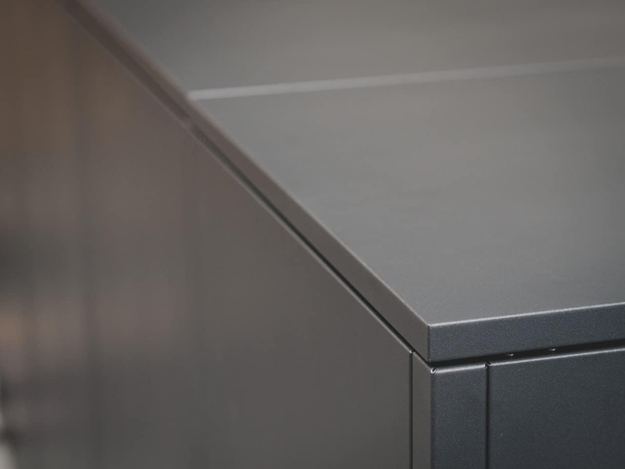 Forst - 4er Mülltonnenbox - Mülltonnenverkleidung mit Flachdach - Mülleimerunterstand 240L - Holzelemente