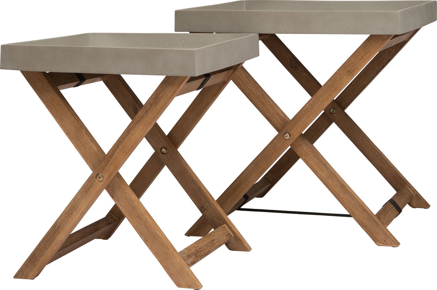 Intratuin plantentafel Sabine grijs 49,5 x 49,5 x 50 cm