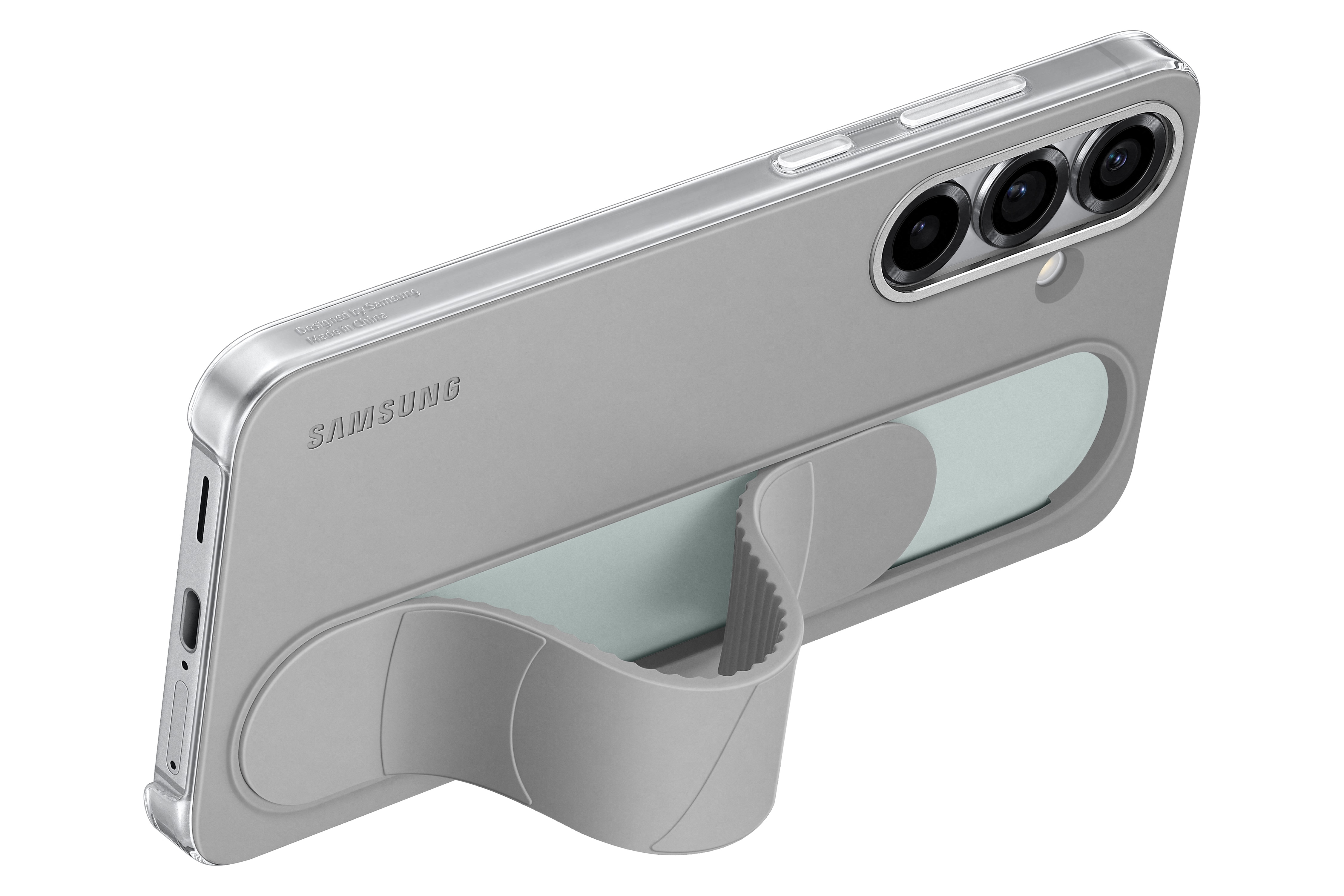 Galaxy S25  Plus Silikon Grip Cover Hülle (EF-GS936CJEGWW) - Grau