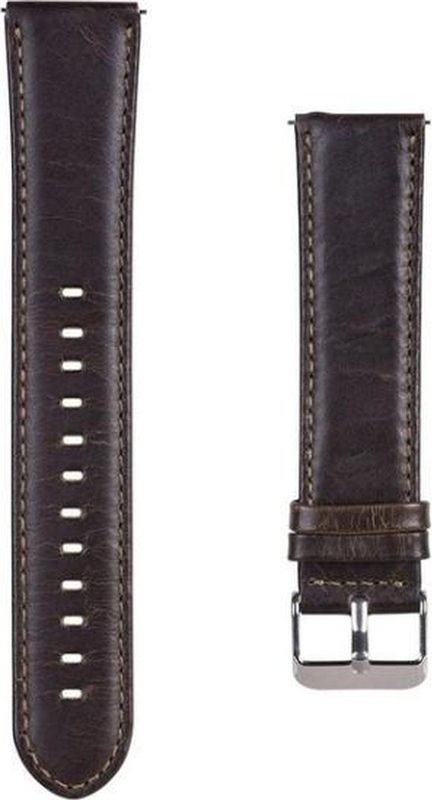 Samsung - Galaxy Watch - Leren Band - Donkerbruin - 46mm