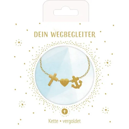 Coppenrath Verlag Halskette mit Kreuzanhänger (vergoldet)