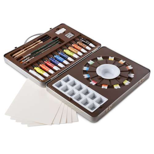 pébéo Studio Aquarell Atelier-Set im Metallkoffer
