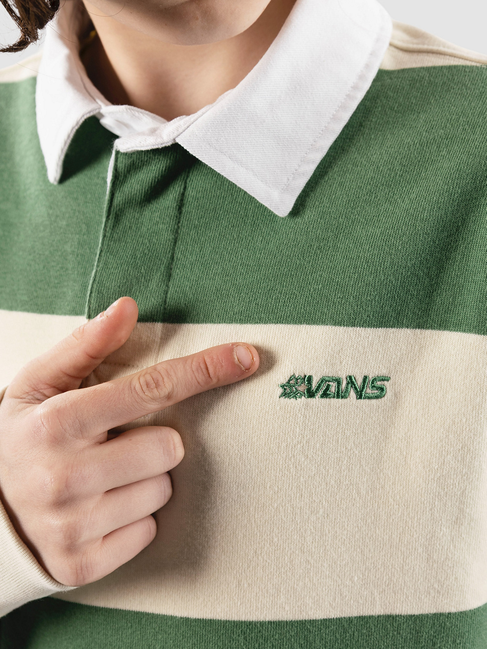 Vans Ward Rugby Knit Kids Longsleeve T-Shirt fairway/lemon icing