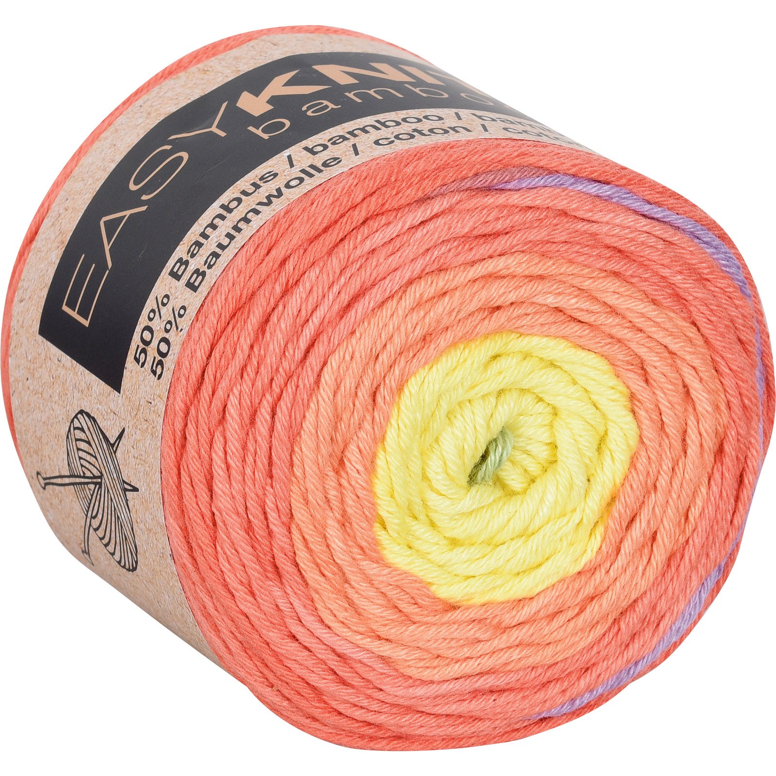 Bambusgarn 100 g / Knäuel orange