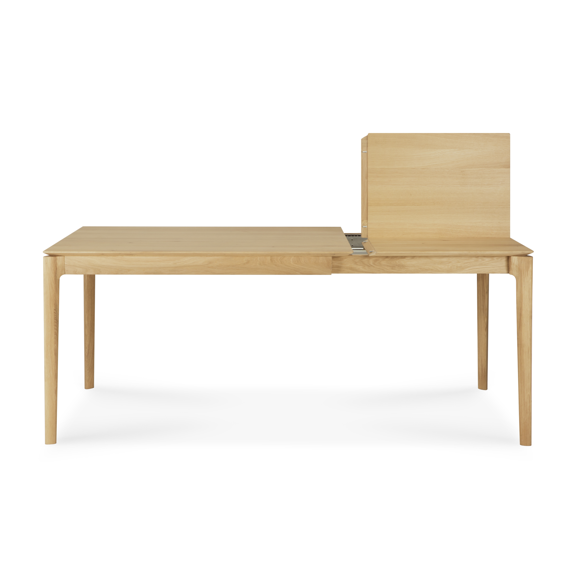 Uitschuifbare eettafel Bok gelakt eiken 120/180 cm