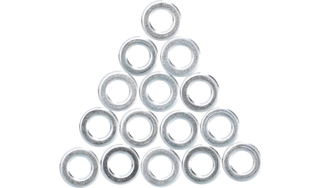 Spændeskiver M6 6,4x12x1,6 mm - 15 stk.