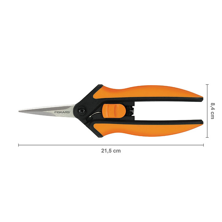 Ciseaux à fleurs de précision Fiskars Micro-tip Solid SP13