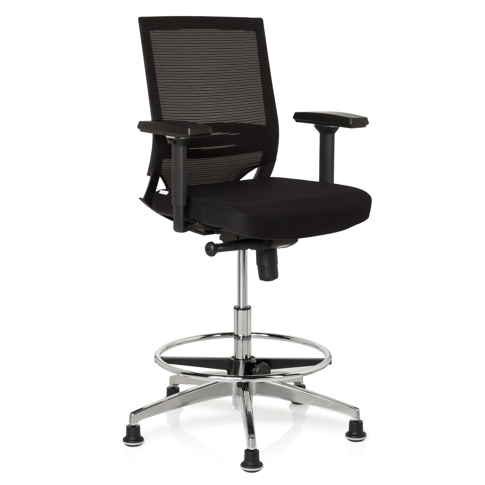 Counterstuhl TOP WORK 77 Stoff mit Armlehnen (höhenverstellbar) hjh OFFICE