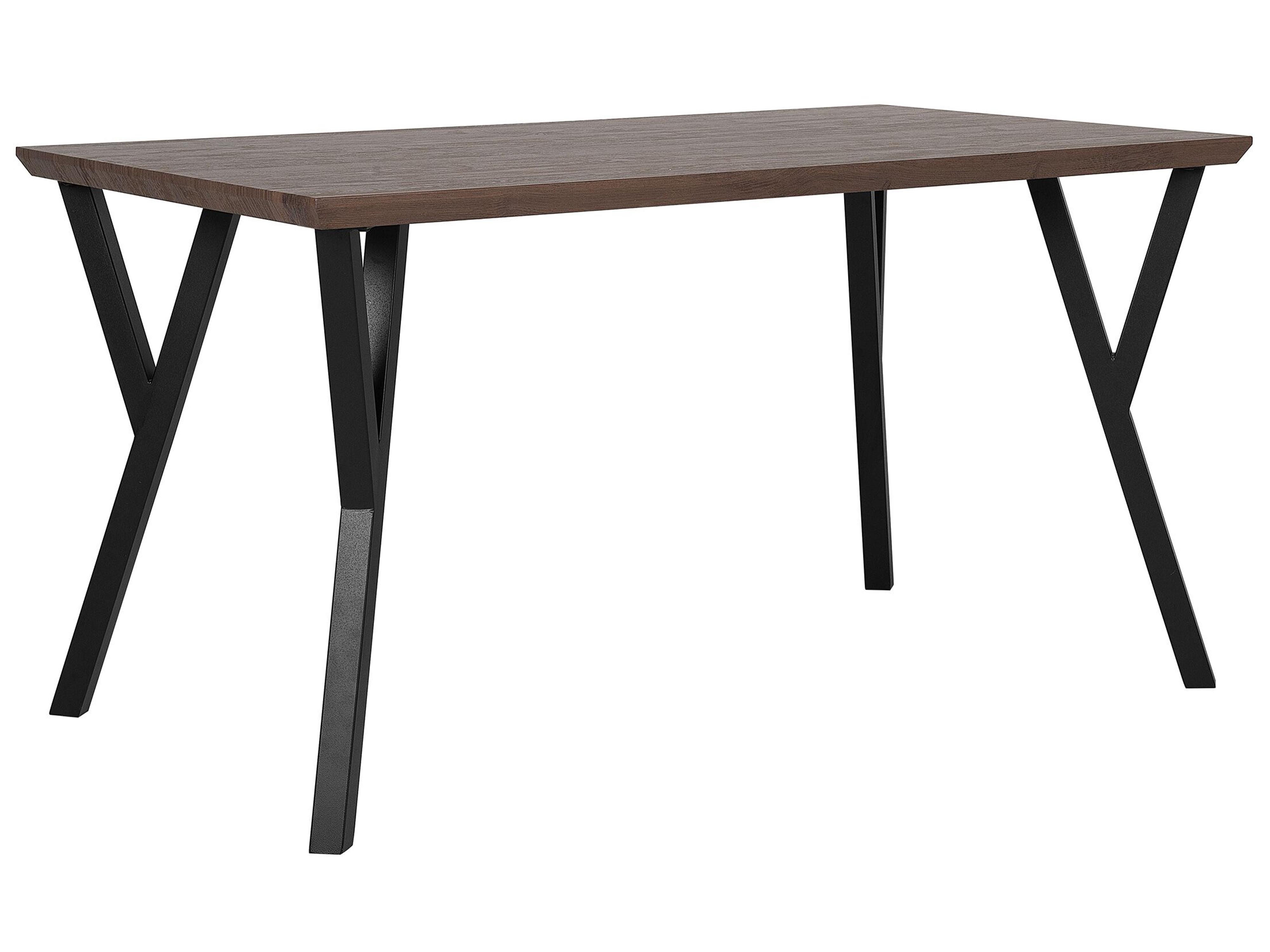 Eettafel BRAVO Donkerbruin 80 cm 140 cm