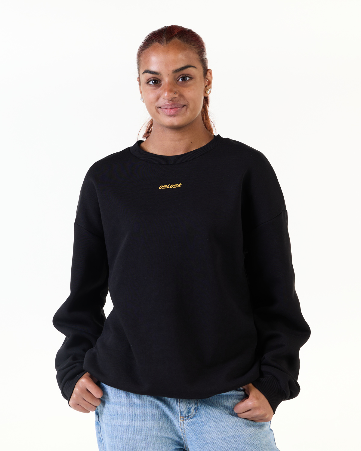 Oslosk Crew Neck W Black