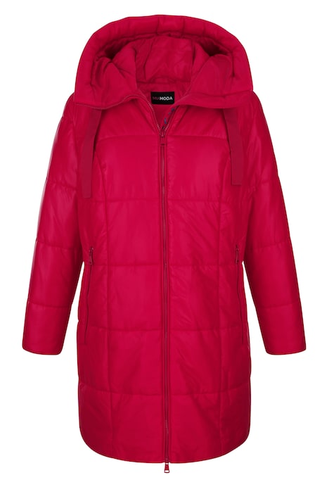 Steppjacke, Kapuze, 2-Wege-Zipper, Langarm
