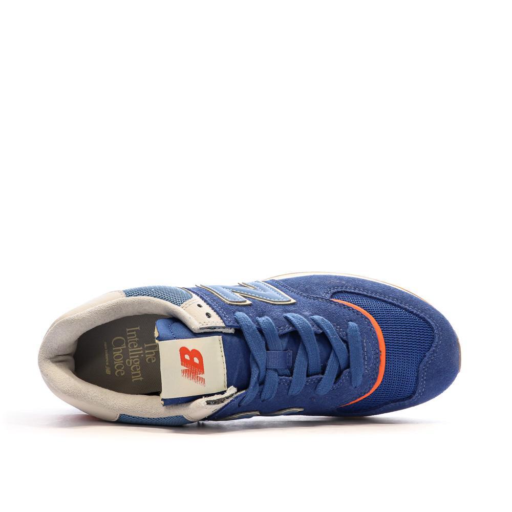 New Balance Baskets Bleu/Orange Homme New Balance 574