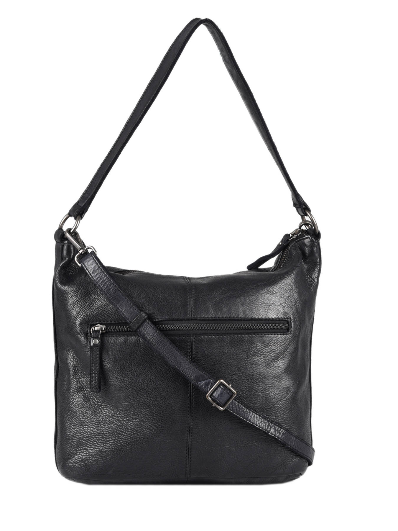 Sac port paule Utility cuir BASILIC PEPPER