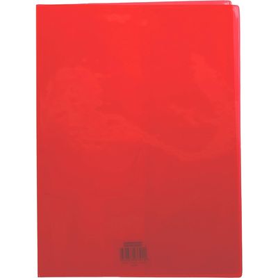 Calligraphe - Protège cahier sans rabat - A4 (21x29,7 cm) - cristalux - rouge transparent