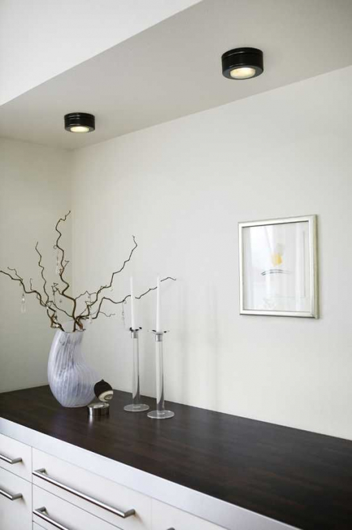 Ifö Electric Cool High plafondlamp Ø12 IP44 porselein wit