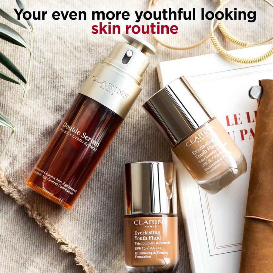 Clarins Everlasting Youth Fluid Foundation #110 Honey 30ml