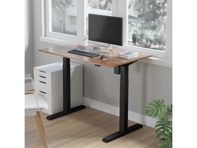 Ergo Office ER-403B Sit-stand Desk Table Frame Electric Height Adjustable Desk Office Table Without Table Top Black