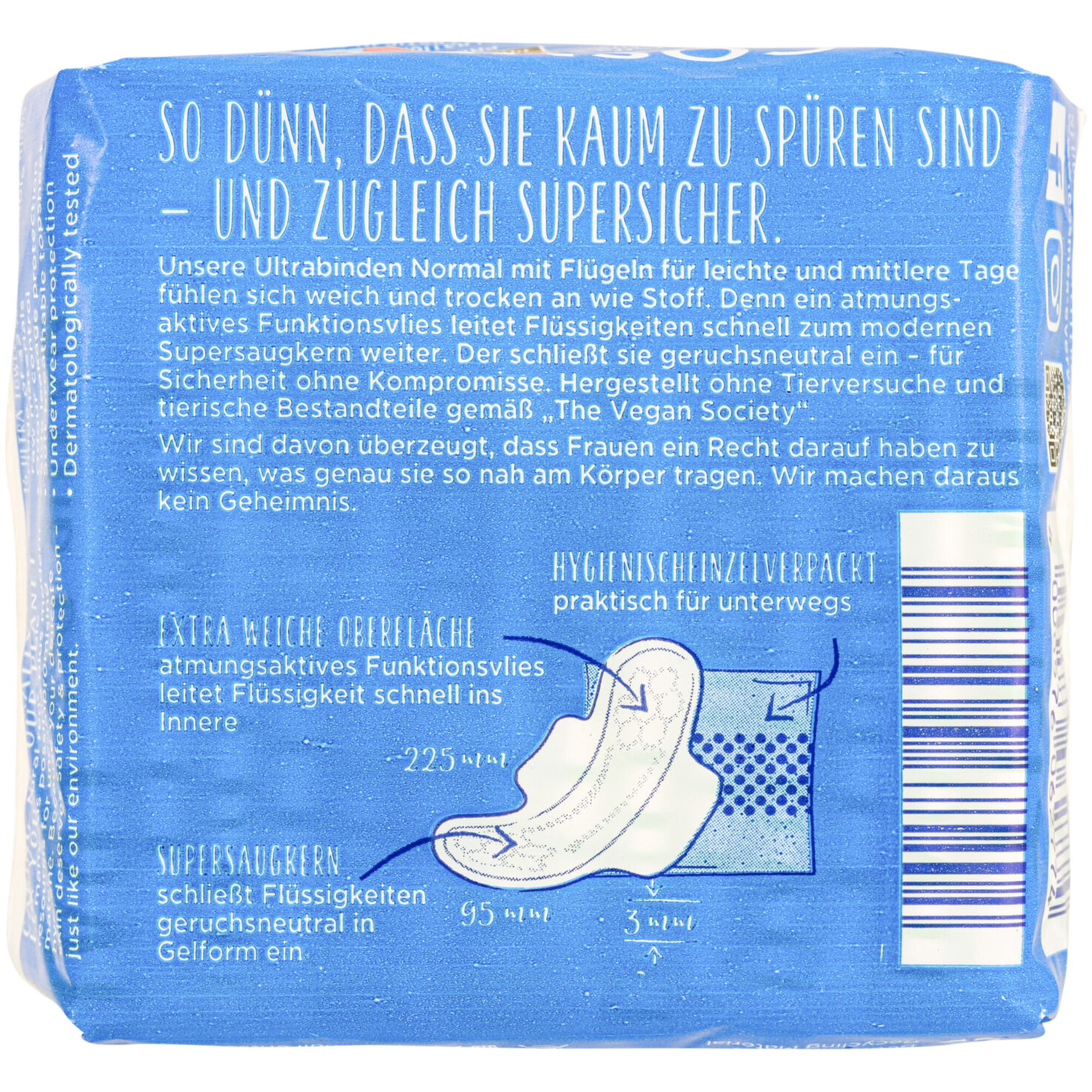COSMEA Ultra Binden Normal mit Flügel 14 Stück