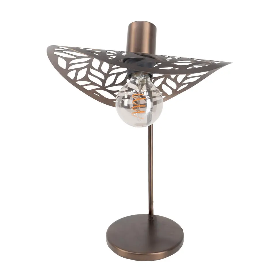 EGLO Swaby Tafellamp - E27 - 46.5 cm - Brons