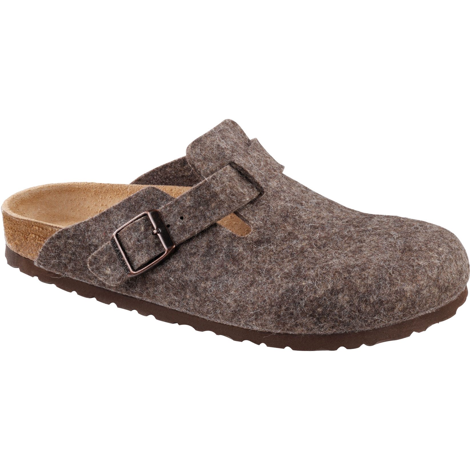 Birkenstock Boston Wool Sandalen Herren cacao