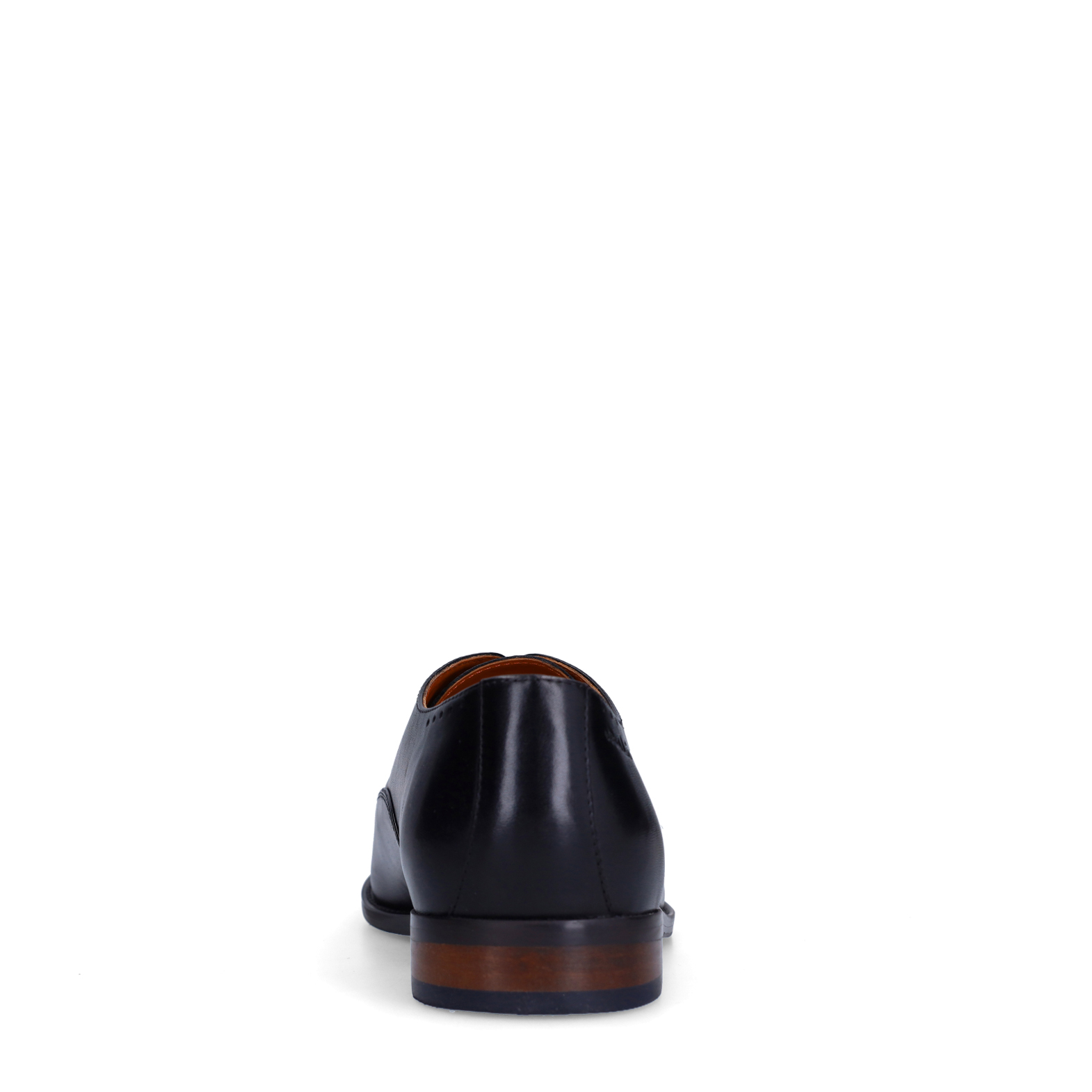 Zwarte leren veterschoenen