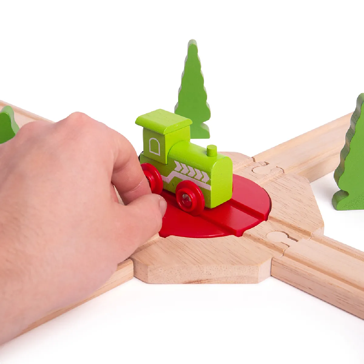 Bigjigs Rail Platine Vinyle 4 Voies