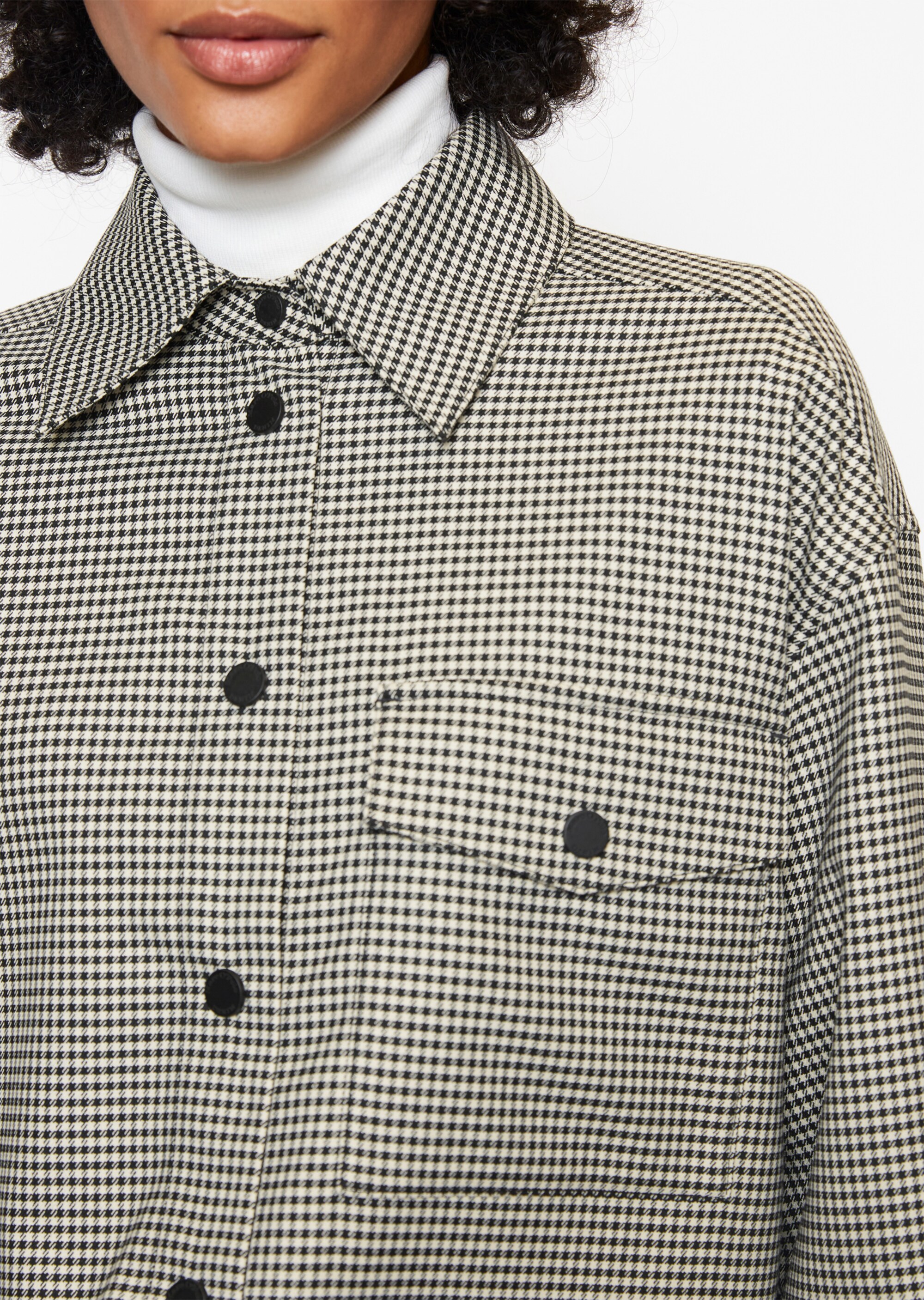 Overshirt oversizedmit Vichy-Karo
