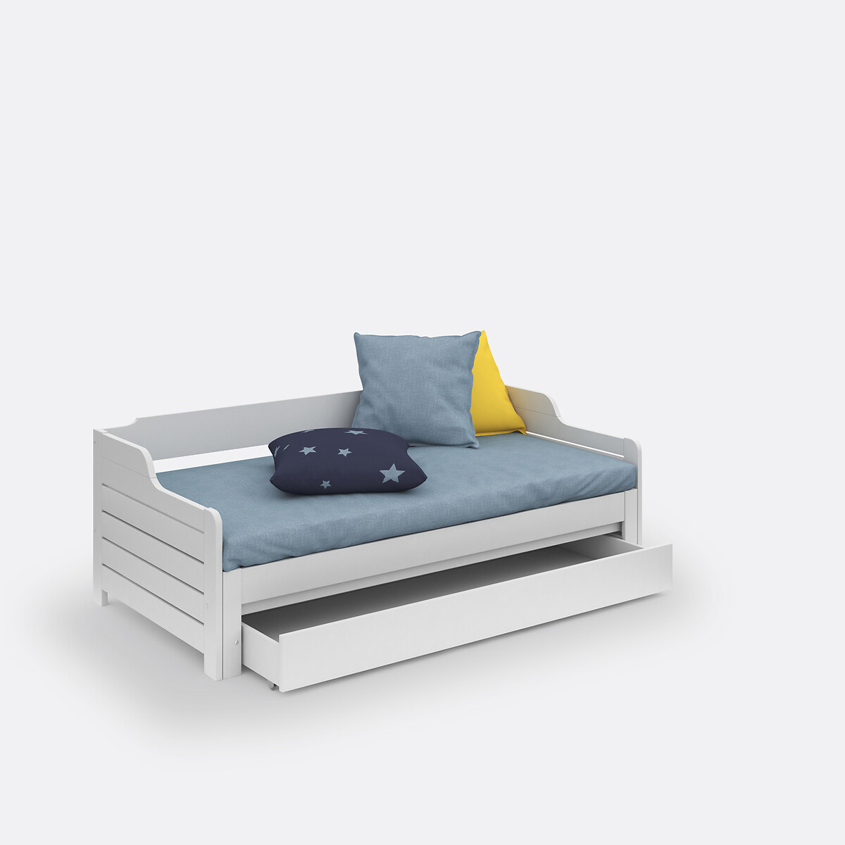 LA REDOUTE INTERIEURS<br>Sofá-cama com gaveta retrátil e estrado de ripas Grimsby