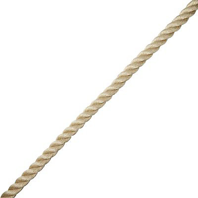 Corde torsadée de rampe beige Diall ø32 mm, vendue au mètre linéaire