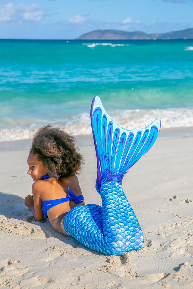 Fin Fun Meerjungfrau Mermaidens Blau S/M