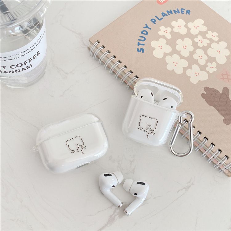 Telefoon in de behuizing - AirPods-hoesje