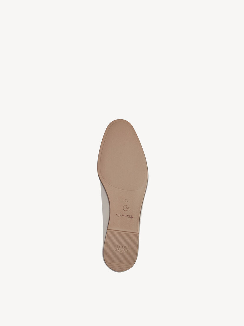 Leren Instappers - beige