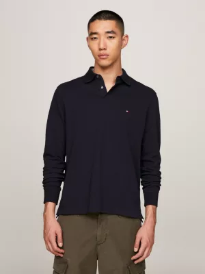 Polo de manga comprida e corte regular da coleção 1985