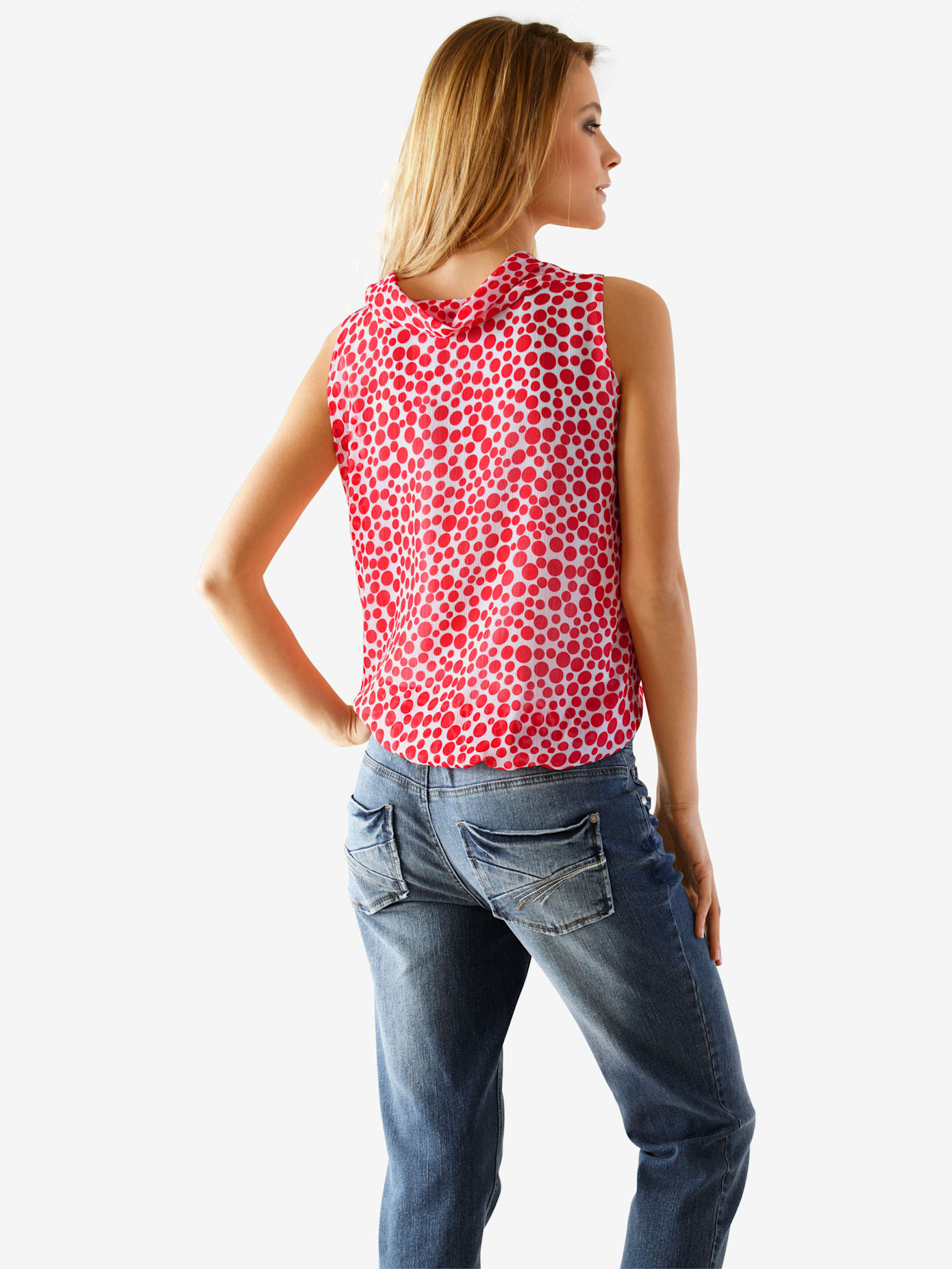 Liquette motif à pois